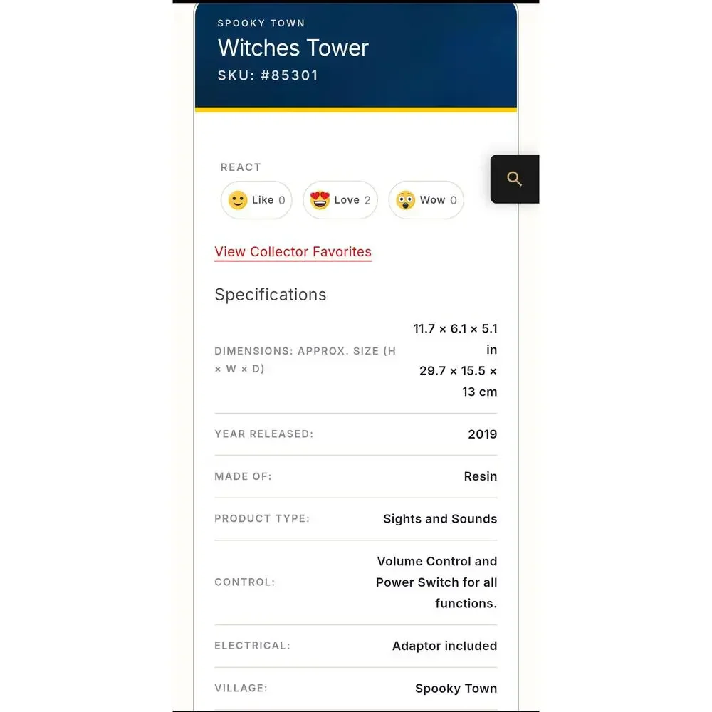 LEMAX Spooky Town Witches Tower #85301